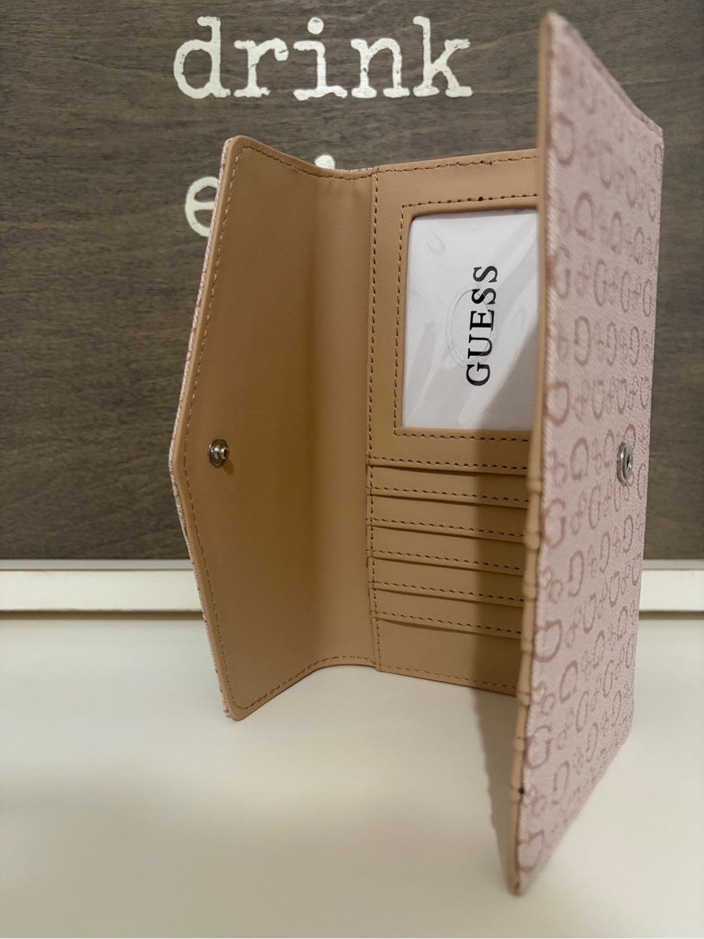 GUESS Pink Wallet - Picture 3 of 3